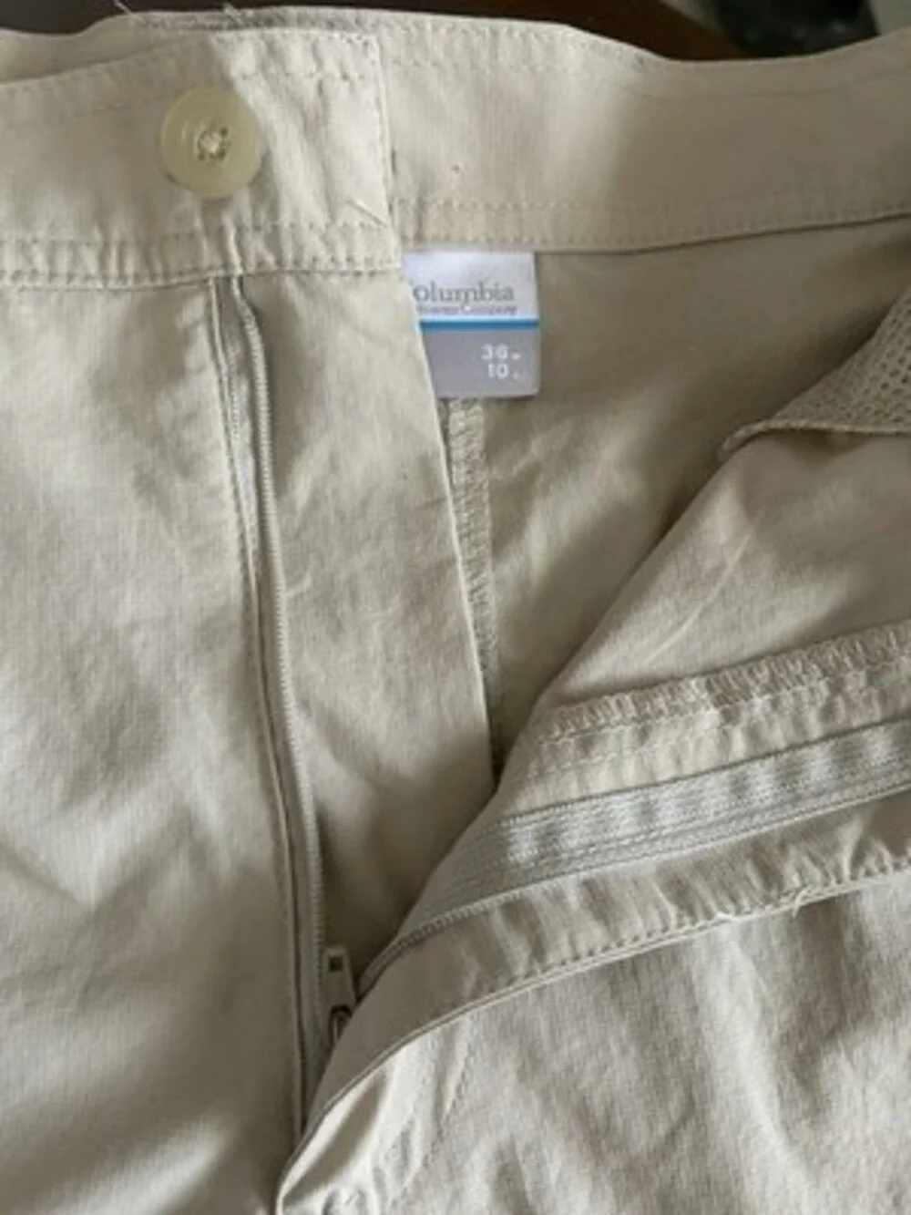 NWT Columbia PFG Blood & Guts III Shorts Omni-Shade UPF 30 Mens Khaki 36W 10L